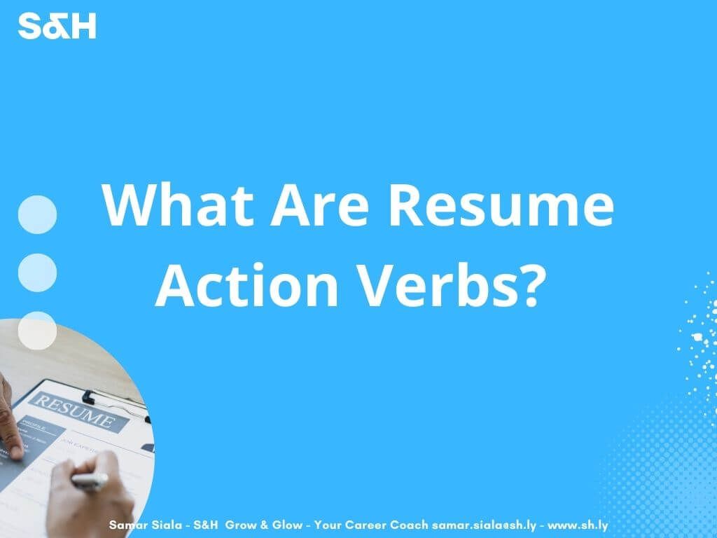 Importance of Action Verbs in a Resume